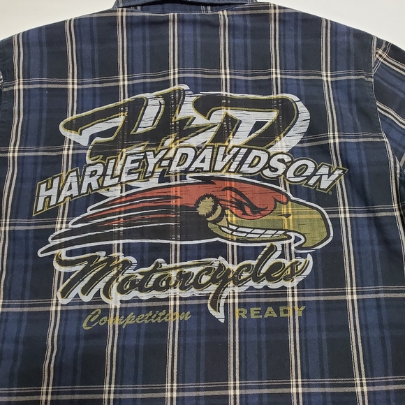 Harley Davidson Button D Short Sleeves - Picture 6 of 7